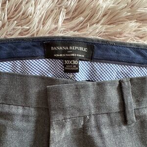 Banana Republic Men's Gray Dress Pants